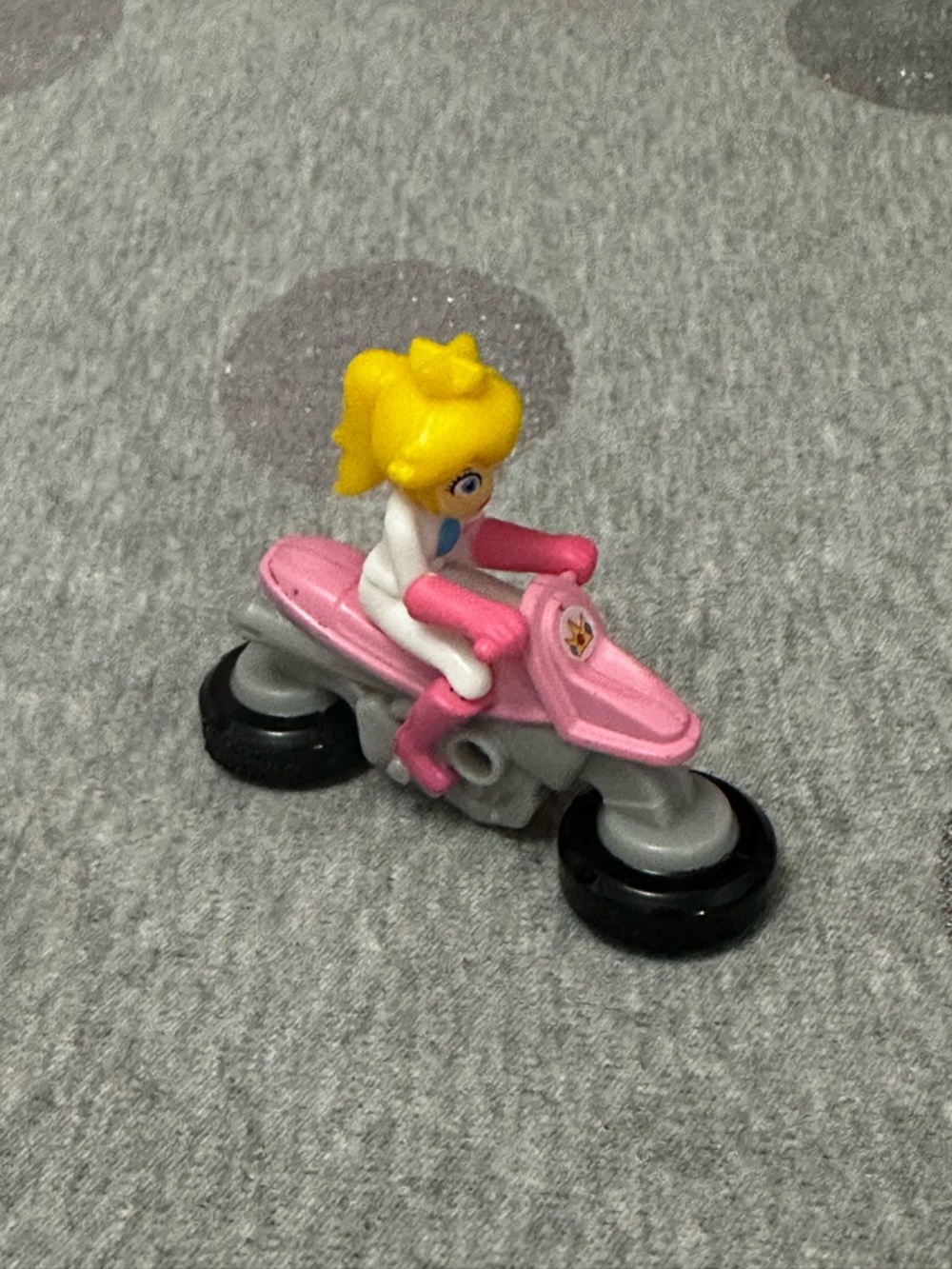 5 for $15! McDonald's Mario Kart Princess Peach on Motorcycle Figure #3